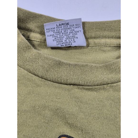 Vintage 1996 Cartoon Network Boo Boo Yogi Bear TV Television Show T Shirt Lg - Picture 4 of 6